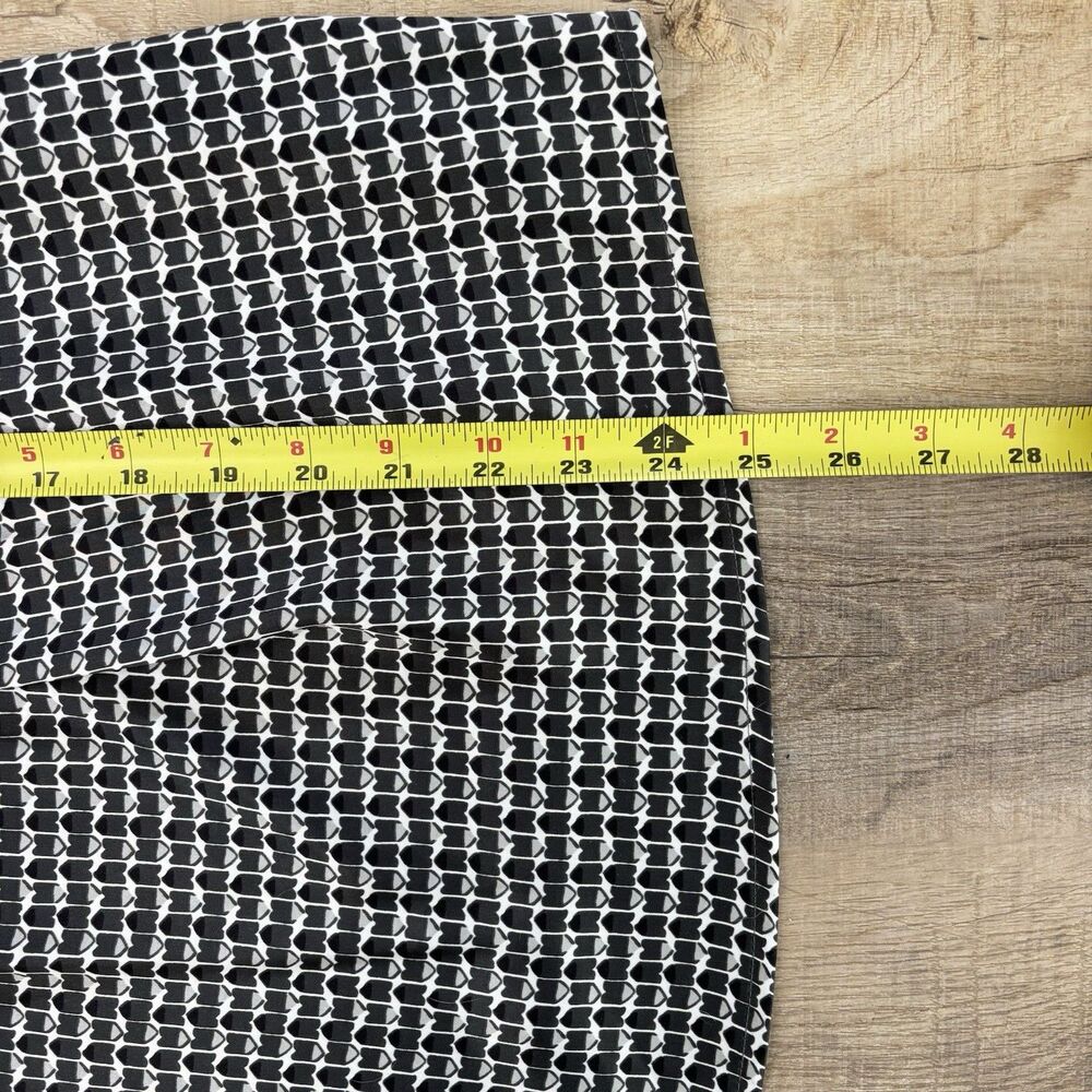 Vtg Y2K Geometric Black Gray Womens Tank XS Going Out Top Silky Layering Piece - Picture 11 of 11